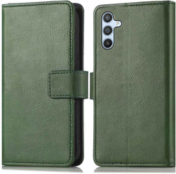 iMoshion Hoesje Geschikt voor Samsung Galaxy A54 (5G) Hoesje Met Pasjeshouder - iMoshion Luxe Bookcase - Groen