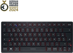 CHERRY KW 9200 MINI - Draadloos Toetsenbord - Bluetooth en RF - Zwart