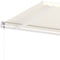 vidaXL - Luifel - vrijstaand - automatisch - 500x350 - cm - crèmekleurig