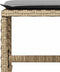 vidaXL - Tuinkrukken - 4 - st - kussens - 41x41x36 - cm - poly - rattan - gemengd - beige