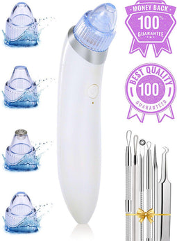 Rision™ Blackhead Remover - Pore Cleaner - 5 Zuigkracht niveaus - Draadloos