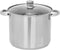 Infinity Goods Soeppan - 9L - Glazen Deksel - RVS - Inductie en Gas - Vaatwasserbestendig - 24 CM