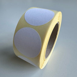 Etiket 50 mm rond wit 1000 rol - 13 stuks