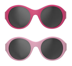 Mokki Click & Change Kinderzonnebril 0-2 Jaar Roze 2 Stuks