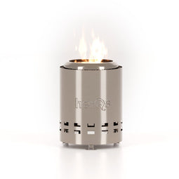 herQs Mighty - Rookloze Vuurkorf - Compact en krachtig - RVS - ⌀ 18 cm