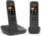 Gigaset A970A - DECT-telefoon - 2 handsets met nummerherkenning - Zwart