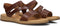 Gabor 063 - Platte sandalen - Klittenbandsluiting - Bruin - Maat 40