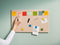 Legamaster ECONOMY whiteboard 90x120cm