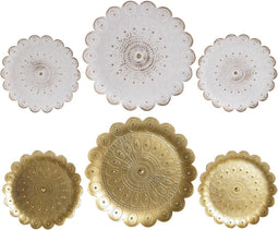 Decoratieve figuren DKD Home Decor (2 Stuks) Modern (35 x 2 x 35 cm)