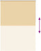 vidaXL - Rolgordijn - verduisterend - 160 - x - 230 - cm - beige