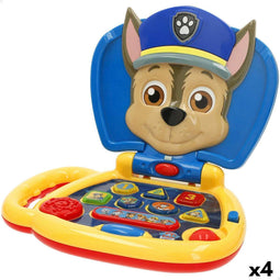 The Paw Patrol - Speelgoedcomputer - Licht Geluid - Multicolour (4 stuks)