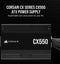 Corsair CX550 - ATX Voeding - 80 PLUS Bronze 550W - Zwart (2023)