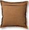 Dutch Decor BURTO - Kussenhoes 60x60 cm - gewassen katoen - Tobacco Brown - bruin - met rits - zonder binnenkussen