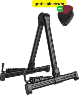 Garpex® - Universele Gitaarstandaard - Lichtgewicht - Duurzaam - Opvouwbaar - Zwart