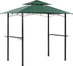 Beliani NARO - Tuinpaviljoen - Groen - Staal