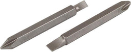 Wolfcraft 2408000 - Dubbele bitset - Sleuf/kruiskop (PZ) - 60 mm (2-dlg)