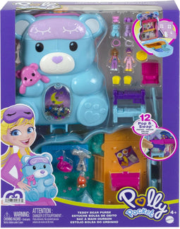 Polly Pocket Teddybeer - Speelfigurenset - Tas