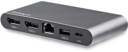 Startech.com DK30C2DAGPD - USB-C Mini Laptop Dock - 2x 4K DP 100W PD GbE 2x USB-A