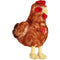 GIPSY TOYS Rode kip knuffel met geluid - 22 cm