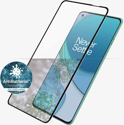 PanzerGlass OnePlus 9 Screen Protector Antibacterieel Zwart