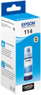 Epson EcoTank 114 - Inkjet Inktfles - Normaal rendement 70 ml - Cyaan