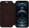 Otterbox Strada - Flip Cover - Kaarthouder - Bruin - iPhone 12/12 Pro