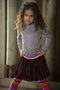Kidz-Art Meisjes Maillot - Met voeten - Neon Fuchsia - Maat 35/38
