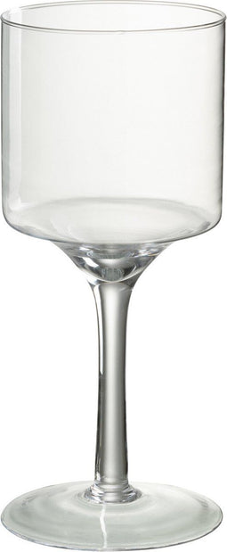 J-Line windlicht Seni - glas - transparant - small