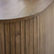 Dressoir Donkerbruin - Eikenhout & Metaal - 45x140x76cm - Dressoir Nola Smoked - Giga Living