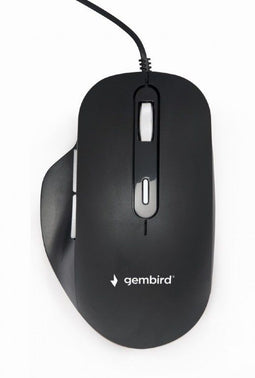 Gembird MUS-6B-02 - Optische muis - 6 knoppen - Zwart