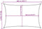 vidaXL - Zonnezeil - 160 - g/m² - rechthoekig - 5x6 - m - HDPE - geel