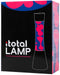 i-Total Lavalamp - Lava Lamp - Sfeerlamp - 40x11 cm - Glas/Aluminium - 30W - Paars met roze Lava - Zwart - XL2347