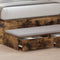 vidaXL - Ligbedlade - in - Gerookt - Eiken - - - 90 - x - 36,5 - x - 16,5 - cm - - - Van - Engineered - Wood