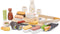Woet® Houten Sushi Speelset - 30-delig Japans Rollenspel Speelgoed - Inclusief Stokjes, Sojasaus en Serveerplank - FSC Speelgoedeten - Educatief Keuke