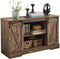 SoBuy FSB60-N - Onderkast - Dressoir met Schuifdeur - Rustiek Houtlook 120x40x70cm