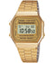 Casio A168WG-9EF - Unisex Horloge - 36,3 mm - Goudkleurig