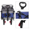 Woltu Transportwagen - Opvouwbaar - Stalen Frame 80 kg Draagvermogen Blauw