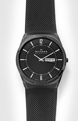 Skagen Melbye SKW6006 - Herenhorloge 40 mm - Quartz - Zwart