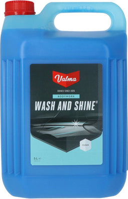 Valma Wash & Shine 5L – Krachtige Autoshampoo – Verwijdert Vuil en Vet – Herstelt Glans