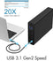 ICY BOX IB-382H-C31 - Externe behuizing voor 2,5