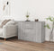 vidaXL - Dressoir - 91x29,5x65 - cm - bewerkt - hout - grijs - sonoma - eikenkleurig