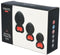VIRGITE - ESSENTIALS - SET PLUG X3 E14 SILICONE BLACK-RUBY HEART