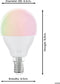 EGLO connect.z - Smart LED Lamp - E14 - Dimbaar RGB & wit licht - Ø 4,5 cm (9002759122522)