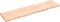 vidaXL - Tafelblad - 200x50x(2-4) - cm - onbehandeld - massief - eikenhout