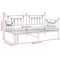 vidaXL - Ligbedframe - Zwart - 90x190 - cm - Staal