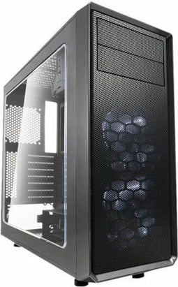 Fractal Design Focus G - ATX Semi-toren doos - Gehard glas - Grijs