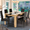 Eettafel Gloria – 140 cm – Stijlvol Zwart Hout – Modern & Tijdloos Design
