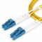 Startech.com 10m LC naar LC (UPC) OS2 Single Mode Duplex Glasvezel Kabel 9/125µm 10Gbps Laser Optimized Buigbestendig Geel