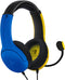 PDP LVL40 - Bedrade headset - Ruisonderdrukkende microfoon - Blauw/Geel/Zwart