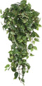 Mica Decorations Scindapsus Kunst Hangplant - L15 x B30 x H80 cm - Groen